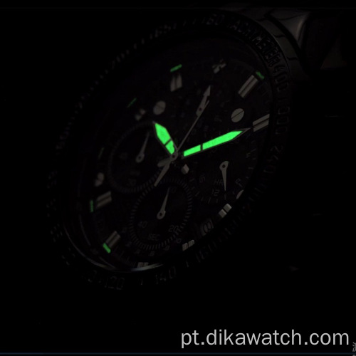 Relógios da marca WWOOR masculino luxo esportes cronógrafo relógio homem moda relógio de pulso em quartzo completo de aço relogio masculino